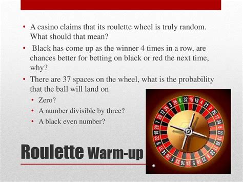 a casino claims that its roulette